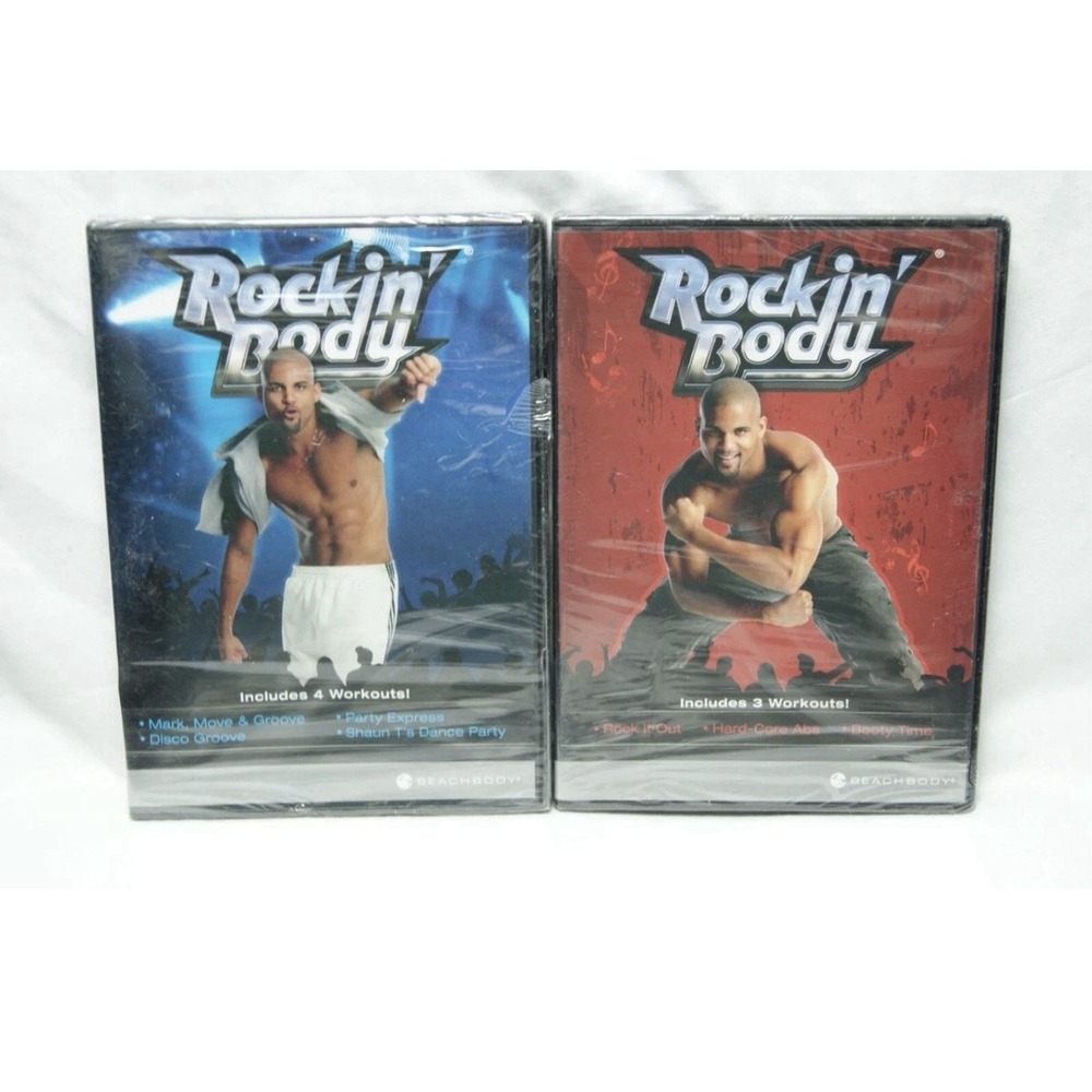 Rockin'‎ Body DVD set - 7 Total Workouts Beachbody new